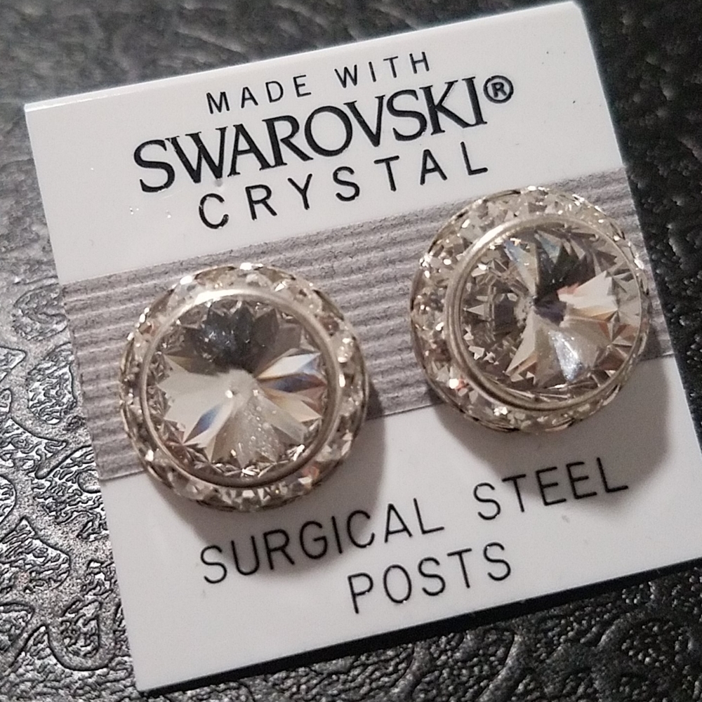 Swarovski Crystal Earrings Surgical Steel